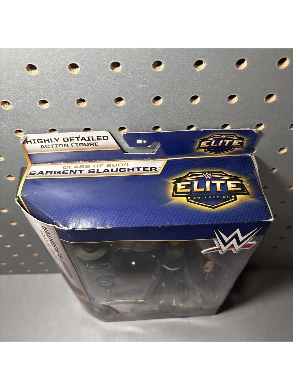 WWE Elite Hall of Fame Sargent Slaughter Figure Class of 2004 NEW SEALED - Picture 3 of 8
